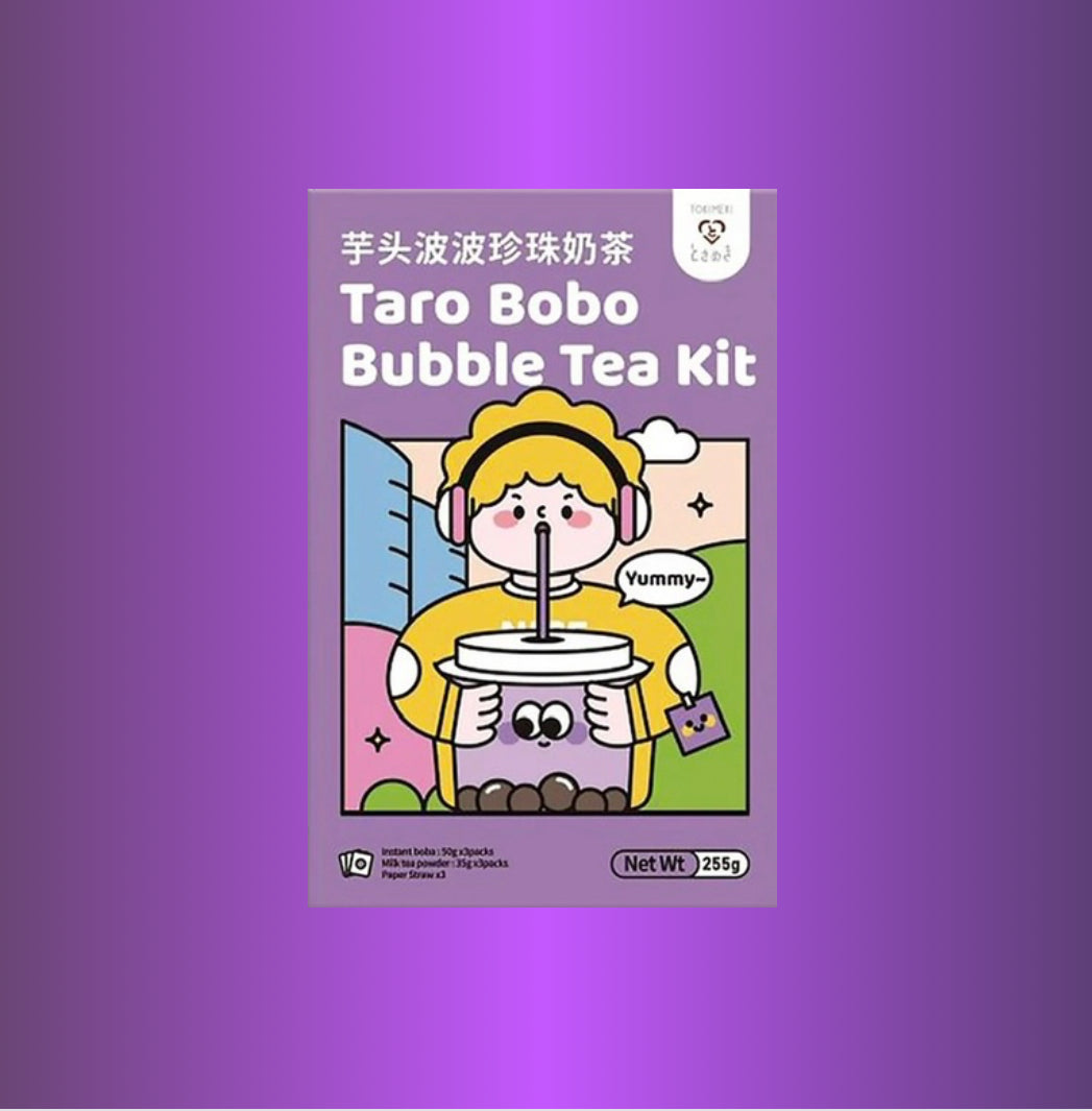 Tokimeki Taro Bobo Bubble Tea Kit 255g