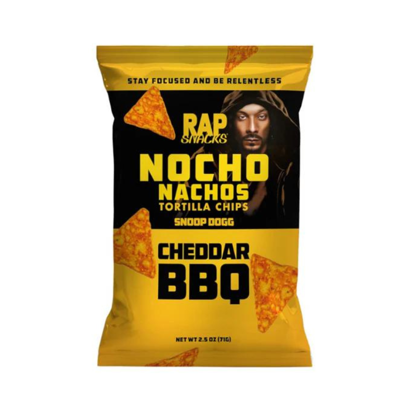 Rap Snacks Snoop Dogg BBQ Cheddar ízű tortilla chips 71g