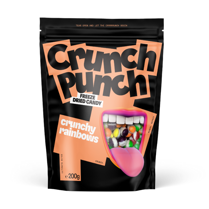 Freeze Dried Crunchy Rainbows 200 g - Crunch Punch