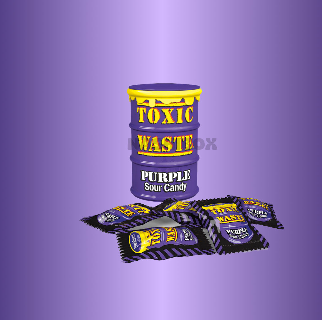 Toxic Waste Purple savanyú cukorka 42g