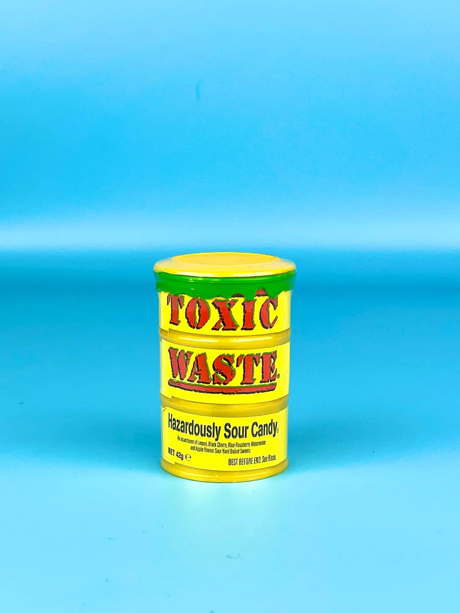 Toxic Waste Yellow savanyú cukorka 42g