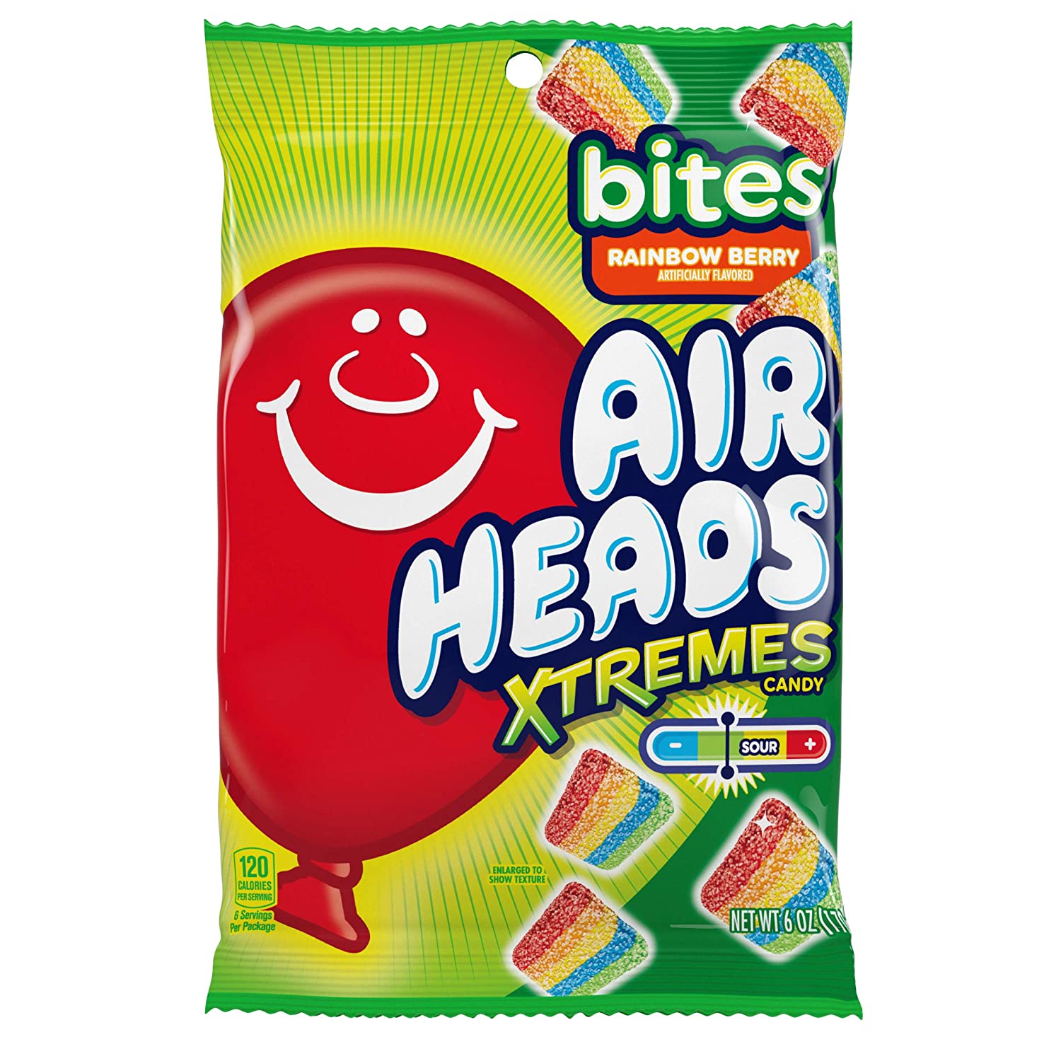 Airheads Xtremes Bites Rainbow Berry 170g