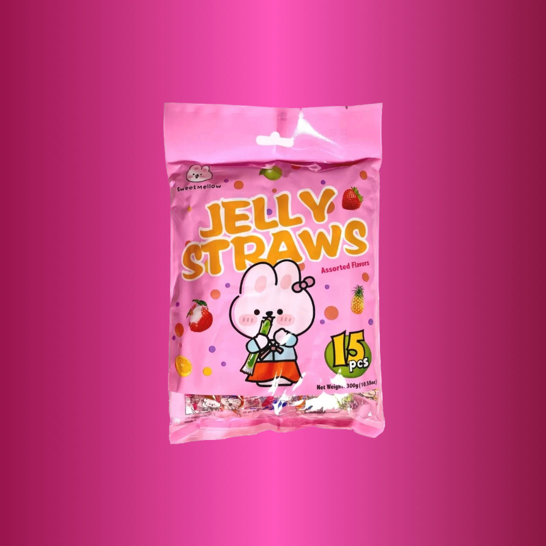 Jelly Straws - Zselé szívószálak 15x20g