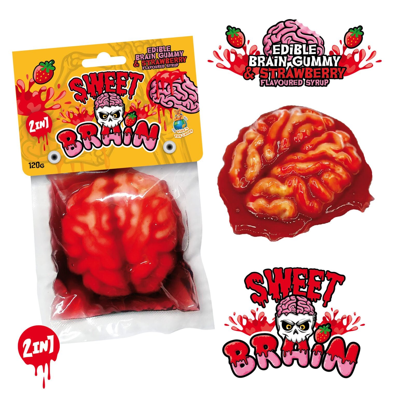Sweet Brain Véres Agy gumicukor 120g